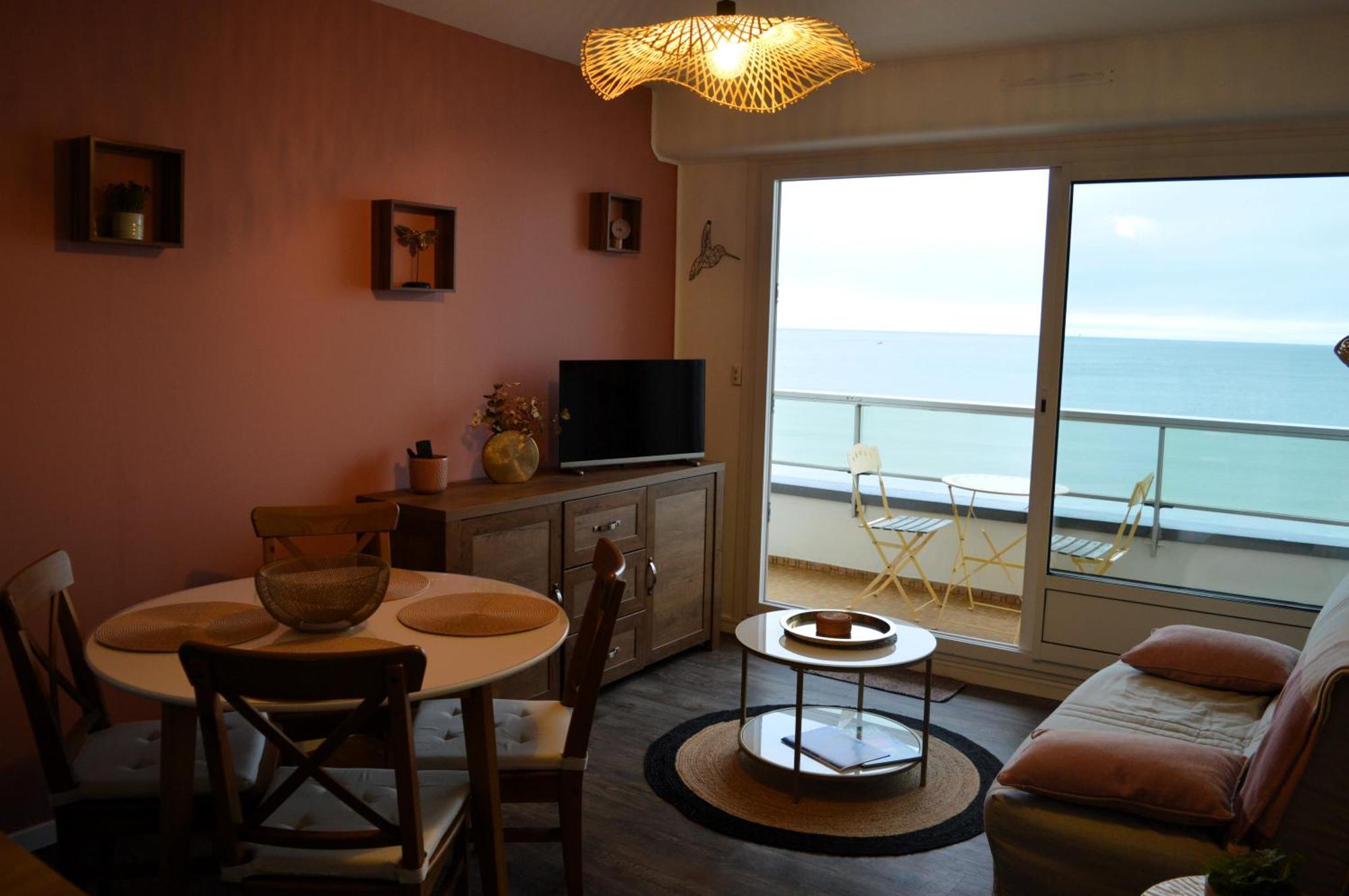 L'Esperluette - Magnifique Vue Mer Et Balcon Курсель-сюр-Мер Екстер'єр фото